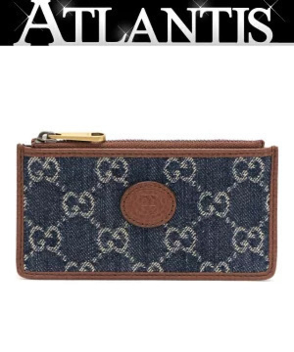 Gucci GG denim coin case Wallet fragment
